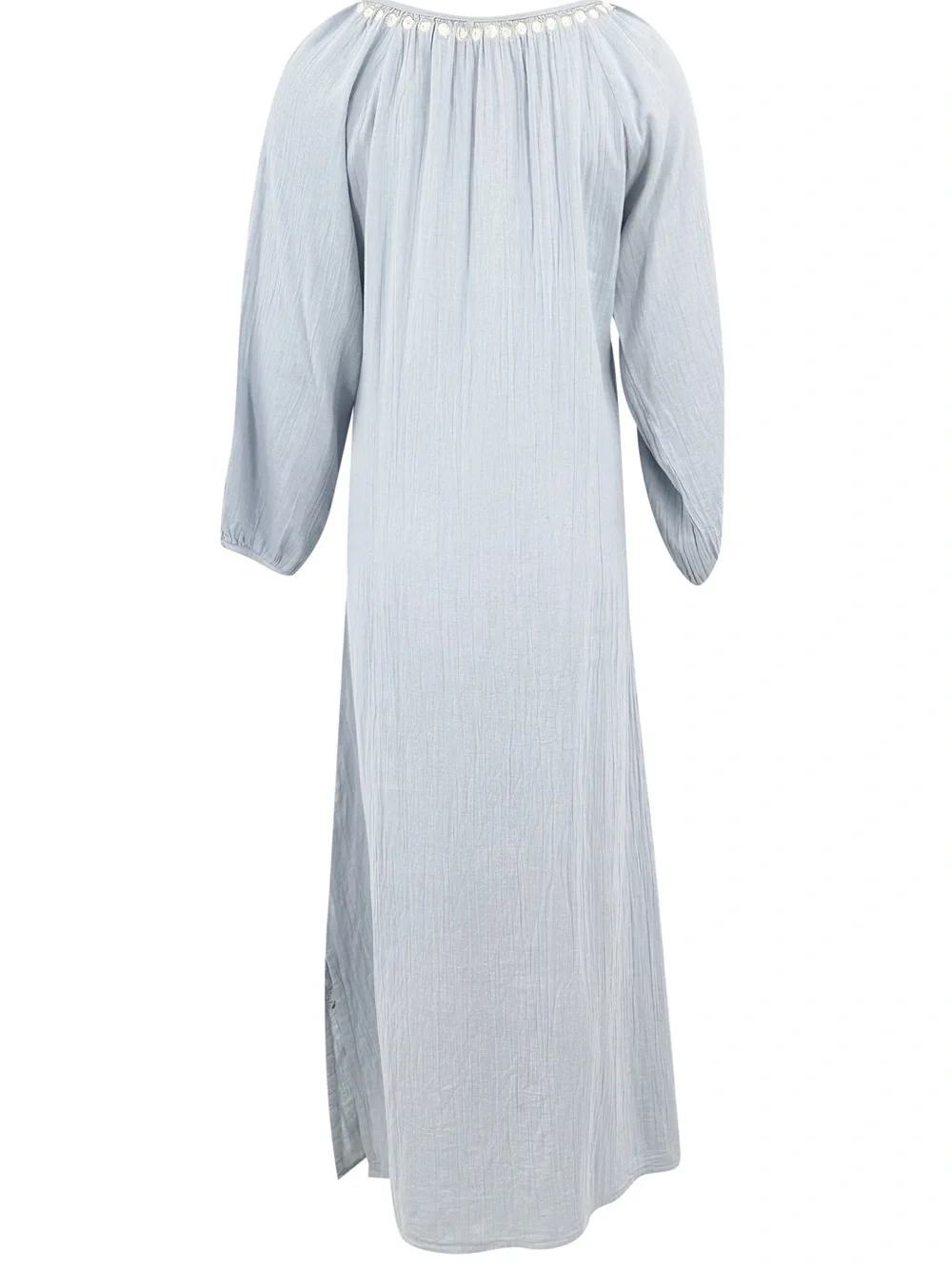 Ibiza Mode Kaftan Leaf Pale Blue sz XS/S